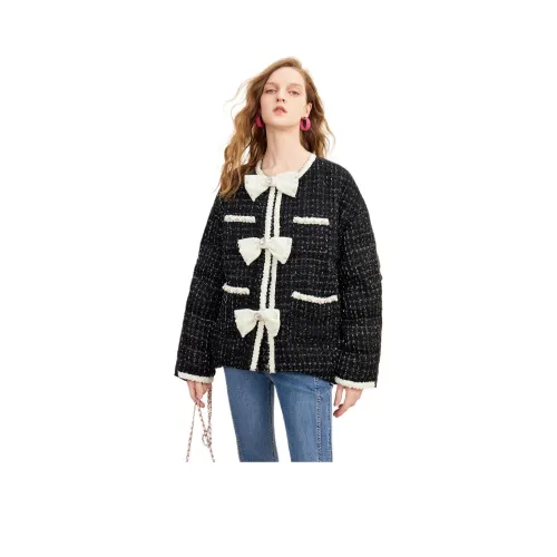 COCOON Пуховик Женские Черный