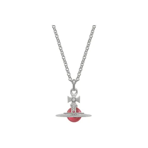 Vivienne Westwood Crystal Embellished Подвеска Brass Necklaces Унисекс