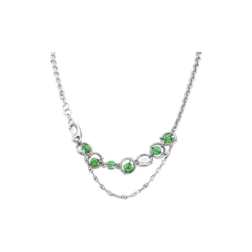 AKAK Титановые стальные ожерелья мужские серебряные