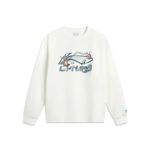 LINING Sports Life Collection Айвори Женские Свитшоты