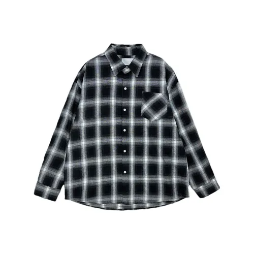 CUCHOHOMME Черная клетка Мужская рубашка