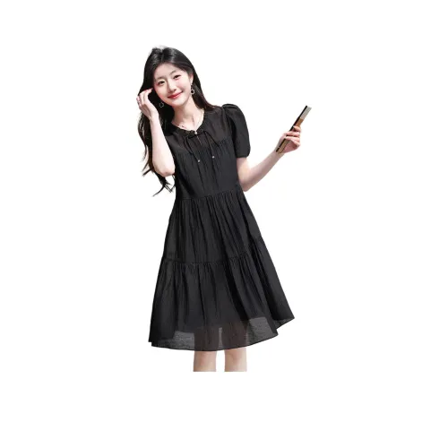 Like The Age Of Water Короткий рукав Платье Женское