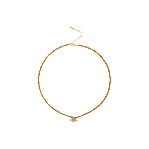 DOWER HALL Золото-покрытое медное ожерелье для женщин