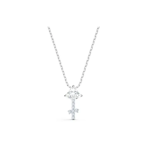 Swarovski Искусственный хрусталь Ожерелья Женское Серебро