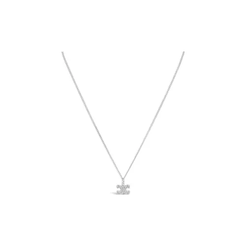 CELINE Triomphe Брассовые ожерелья Женское серебро