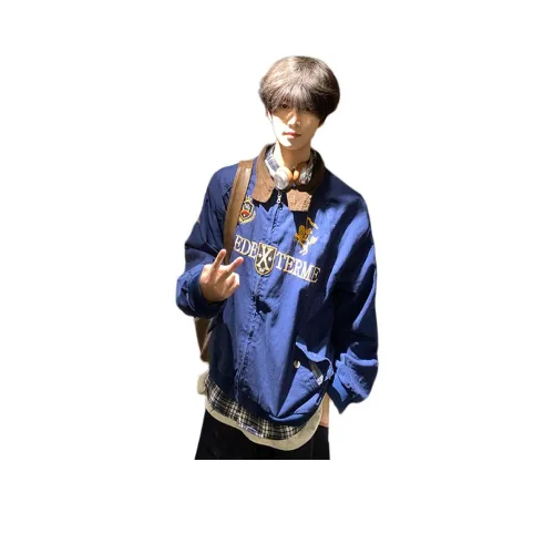 XUJIA Куртки и Пальто Мужской Темно-Синий