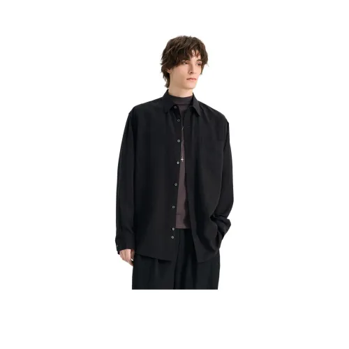 WILD LEADER Таинственный черный [CW51585A8] Мужская рубашка