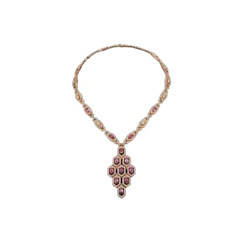BVLGARI Serpenti Series 18К Розовое золото Ожерелье Унисекс