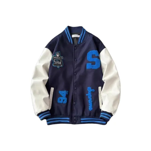 BLACK AT Темно-синие унисекс куртки