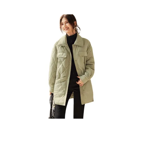 XWI Пуховая куртка Женская Зеленая
