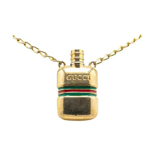 GUCCI Золото-покрытое ожерелье женское золото