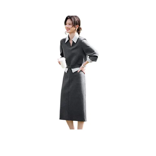 XWI Комплект с юбкой Женские Темно-серый