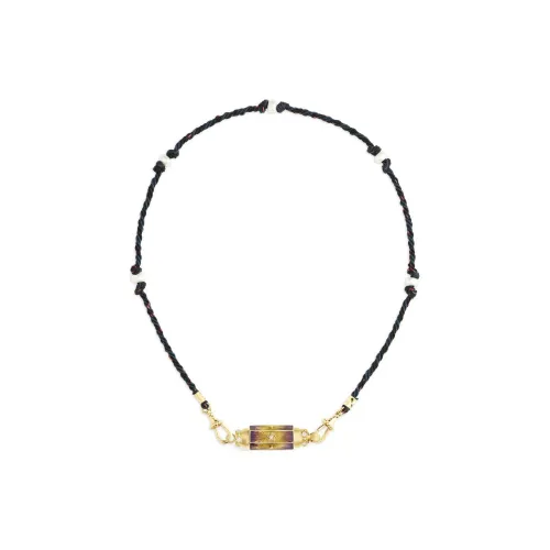 Marie Lichtenberg 18К золото ожерелье с бриллиантами детская фиолетовая