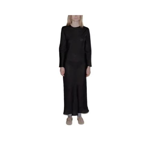 Baserange Black Женские Длинные Рукава Платья