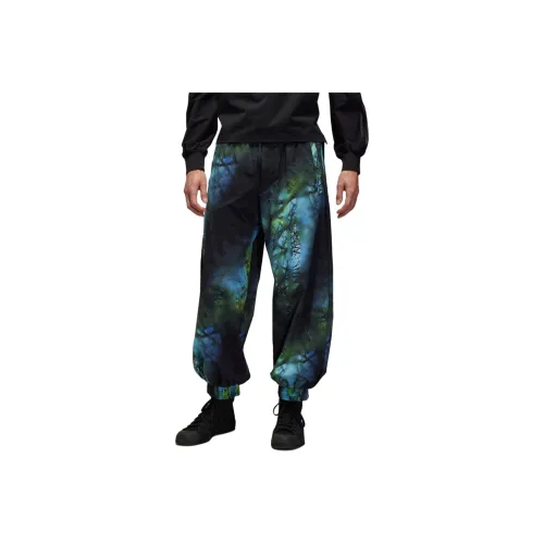 Y 3 AOP Вязаные Спортивные Штаны Унисекс Черные