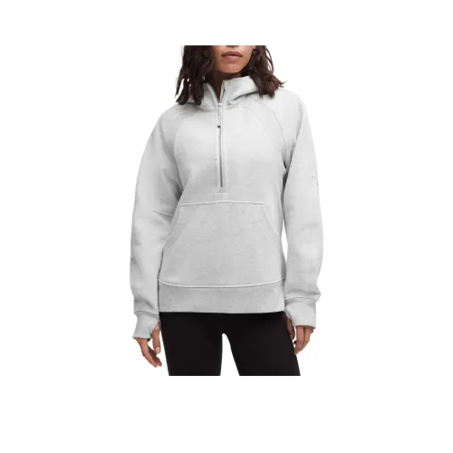 lululemon Толстовка Женская Сверхсветло-Серый Heathered Ядерный Ultra Light Grey
