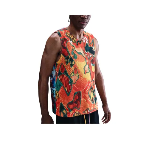 Nike Dri Fit SS25 Майка Мужская Orange 010