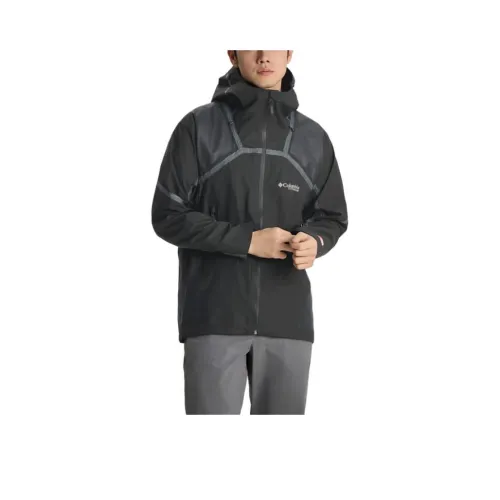 Columbia совместный бренд Титановый черный Мужские ветровки