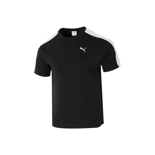 PUMA T7 Черная Мужская T-Рубашка