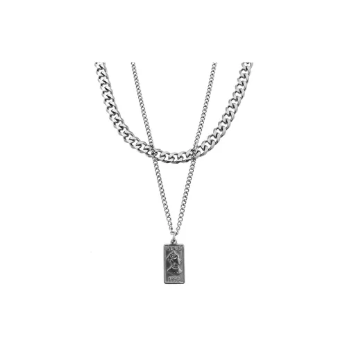 AKAK Титановая сталь Ожерелье Унисекс