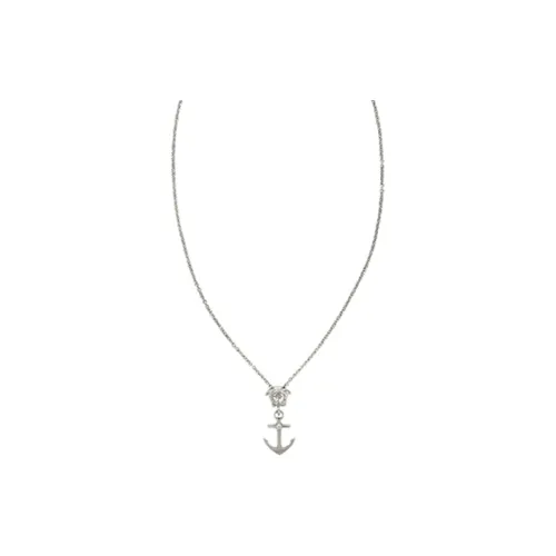 VERSACE Металлические ожерелья Унисекс Серебряный