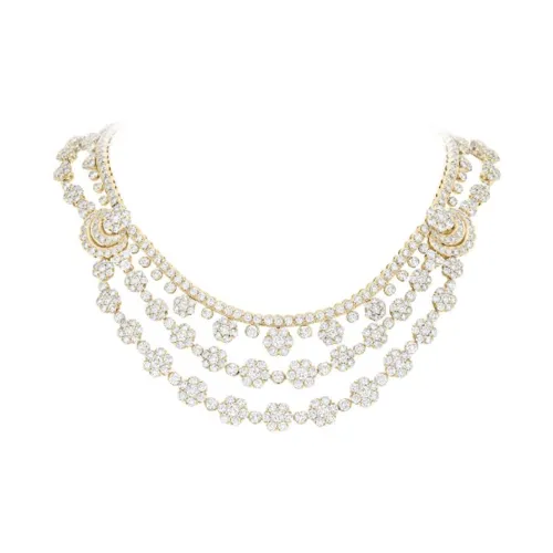 Van Cleef & Arpels Снежинка Ожерелье Женское