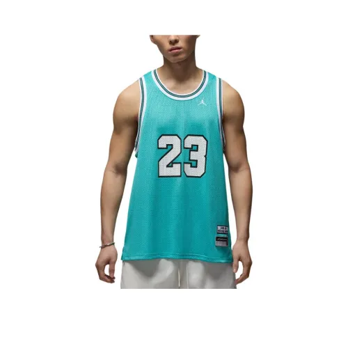 Jordan Essentials SS25 Майка Мужская Washed Cyan White