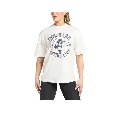 GYMSHARK Белые Женские Футболки
