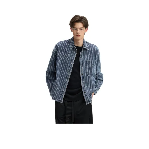 Lilbetter Blue Men's Shirts Лилбеттер Синие Мужские Рубашки