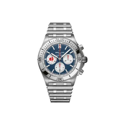 BREITLING Автоматический Механический Часы Мужские Mechanical Chronograph Collection 42 мм Синий