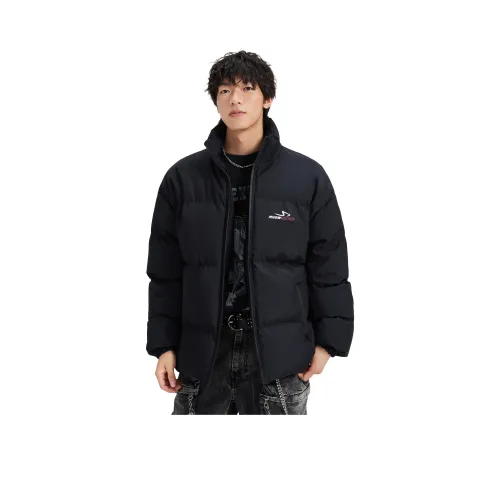 MIIOW Хлопковый пуховик унисекс черного цвета