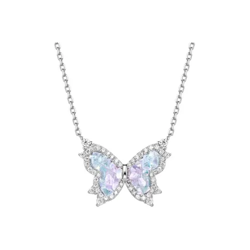 Gongzhu Серебро S925 Нефритовые ожерелья Женские