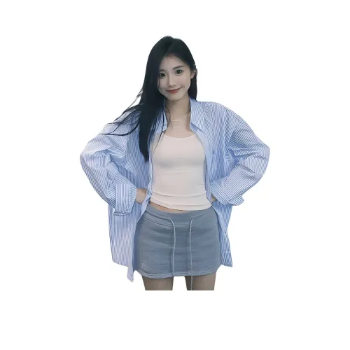 RDRE Синий Унисекс Рубашки