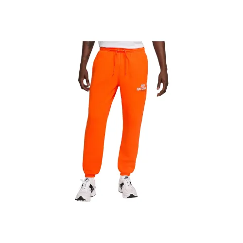 nike Клуб Вязаные Тренировочные брюки Мужской Safe Orange Safety Orange Photon Pink
