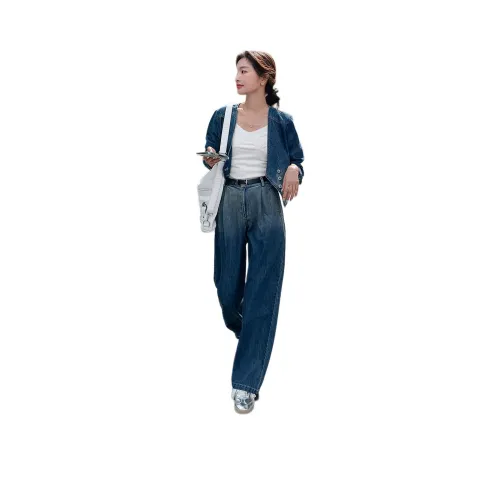 Aoaifu Повседневный костюм женский цвет сливочный как на изображении