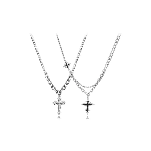 MUYAN Сплав Крест Ожерелье Унисекс