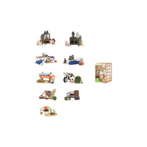 POP MART THE MONSTERS LABUBU Home Of The Elves, Слепая Коробка, Одиночная Коробка/комплект Из 9 Шт.