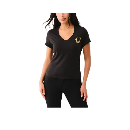 TRUE RELIGION T Рубашка Женская Черная