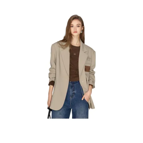 Bethine Бизнес Костюм Женские Ветрозащитный Трава