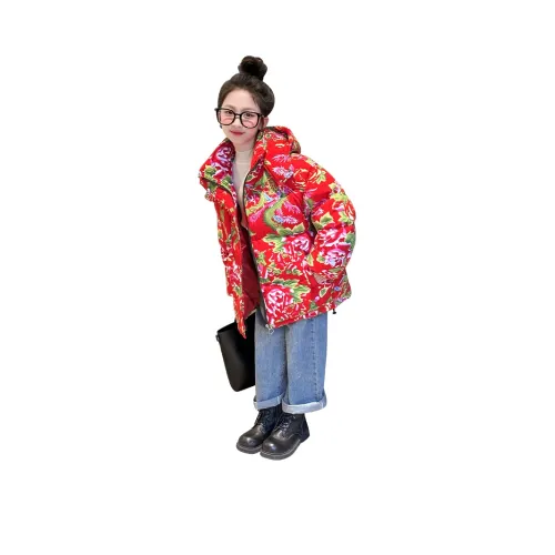 MY LITTLE PONY Cotton Down Jacket Red Teenagers