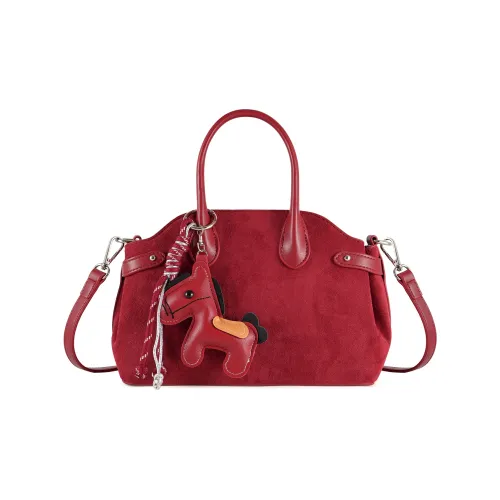 Vigno Сумка из синтетической кожи женская красная фланелевая