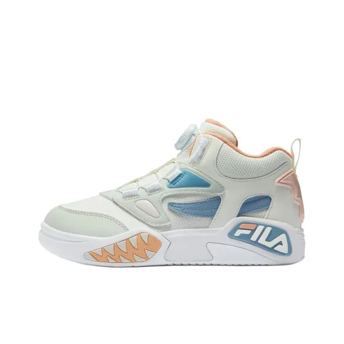 FILA KIDS Наследие FHT Аbrasion Resistant MID Топ Детские Скейтбординги Fading Синий Звездный Белый Подростки