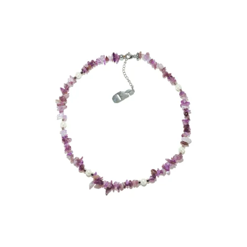 Get'em ON Shell Pearl Crushed Stone Necklaces Unisex