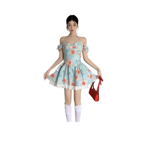 IQC Синий Женские Слиплатья