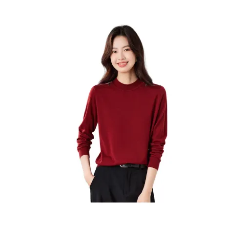 CARBAMMI Свитер Женский Ржаво-Красный