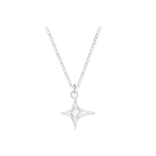 Kelanxi Сплав Ожерелья Женское Серебро