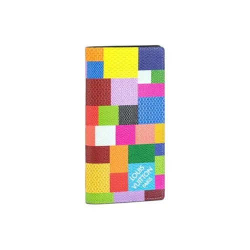 LOUIS VUITTON Brazza PVC Кошелек Унисекс Многоцветный