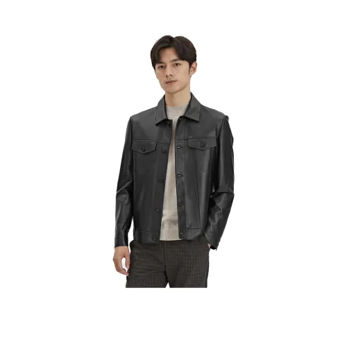 KAISER Черный Унисекс Кожаные куртки