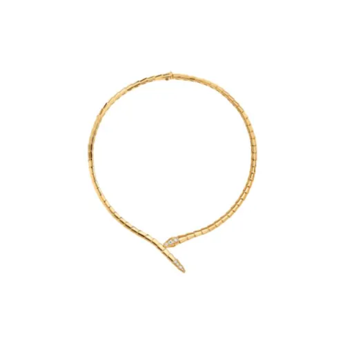 BVLGARI SERPENTI VIPER Бриллиантовое ожерелье Женское Золото