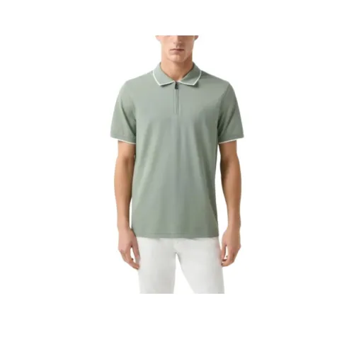 BOGNER SS25 Поло Мужское Эвкалиптово-Зеленый W230